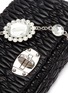  - MIU MIU - Jewelled chain matelassé leather shoulder bag