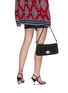 Front View - Click To Enlarge - MIU MIU - Jewelled chain matelassé leather shoulder bag
