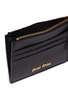 Detail View - Click To Enlarge - MIU MIU - Zip madras leather card holder