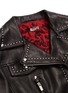  - MIU MIU - Star patch stud leather biker jacket