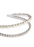 Detail View - Click To Enlarge - MIU MIU - Glass crystal faux pearl cutout hairband