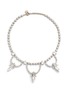 Main View - Click To Enlarge - MIU MIU - Glass crystal hoop bib necklace