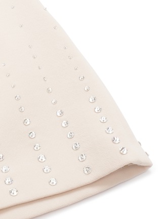  - MIU MIU - Glass crystal virgin wool skirt