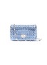 Main View - Click To Enlarge - MIU MIU - Jewelled chain matelassé leather crossbody clutch