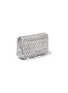 Detail View - Click To Enlarge - MIU MIU - Jewelled chain matelassé leather crossbody clutch