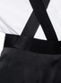 Detail View - Click To Enlarge - JINNNN - Asymmetric strap suspender pants