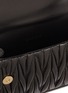 Detail View - Click To Enlarge - MIU MIU - Jewelled buckle mini matelassé leather shoulder bag