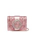 Main View - Click To Enlarge - MIU MIU - Jewelled buckle mini matelassé leather shoulder bag