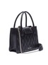 Figure View - Click To Enlarge - MIU MIU - Jewelled floral buckle matelassé leather shoulder bag