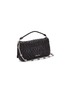 Detail View - Click To Enlarge - MIU MIU - Jewelled chain matelassé leather top handle bag