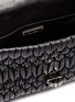 Detail View - Click To Enlarge - MIU MIU - Jewelled chain matelassé leather top handle bag