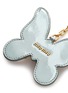 Detail View - Click To Enlarge - MIU MIU - Glass crystal glitter leather butterfly keychain