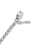 Detail View - Click To Enlarge - MIU MIU - Glass crystal link faux pearl drop clip earrings