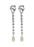 Main View - Click To Enlarge - MIU MIU - Glass crystal link faux pearl drop clip earrings