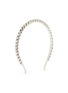 Main View - Click To Enlarge - MIU MIU - Glass crystal faux pearl hairband