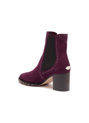 Detail View - Click To Enlarge - JIMMY CHOO - 'Merril 65' stud suede Chelsea boots