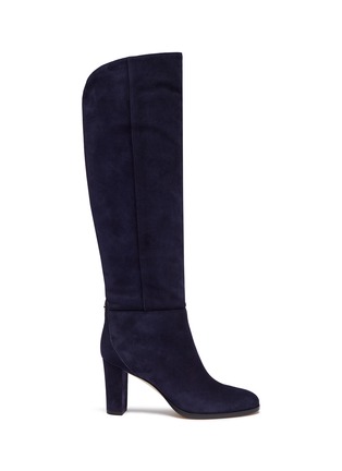 Main View - Click To Enlarge - JIMMY CHOO - 'Madalie 80' suede boots