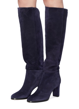 Figure View - Click To Enlarge - JIMMY CHOO - 'Madalie 80' suede boots