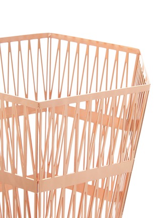 Detail View - Click To Enlarge - GHIDINI 1961 - Tip Top small paper basket – Rose Gold