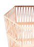 Detail View - Click To Enlarge - GHIDINI 1961 - Tip Top large paper basket – Rose Gold