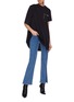 Figure View - Click To Enlarge - SIRLOIN - 'Suitee' patch pocket asymmetric drape T-shirt dress