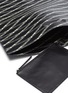 Detail View - Click To Enlarge - BALENCIAGA - Logo tape print medium leather shopping bag