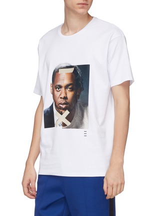 Detail View - Click To Enlarge - REILLY - 'Jay-Z Kendrick' collage graphic print unisex T-shirt