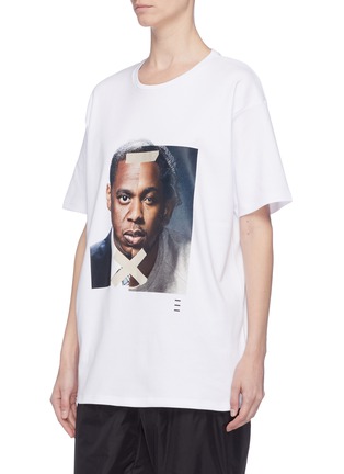 Front View - Click To Enlarge - REILLY - 'Jay-Z Kendrick' collage graphic print unisex T-shirt
