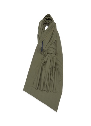  - PHVLO - Padded ruffle convertible shawl bag