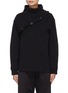 Main View - Click To Enlarge - 10455 - Slant button placket turtleneck sweatshirt