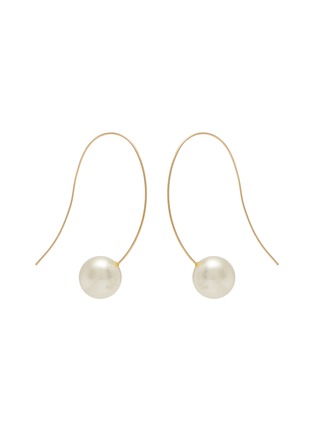 Main View - Click To Enlarge - KENNETH JAY LANE - Glass pearl drop earrings