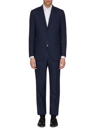 Main View - Click To Enlarge - LANVIN - 'Attitude' check plaid wool suit