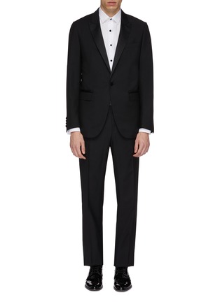Main View - Click To Enlarge - LANVIN - Wool-mohair tuxedo suit