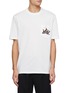 Main View - Click To Enlarge - LANVIN - Shark appliqué chest pocket T-shirt