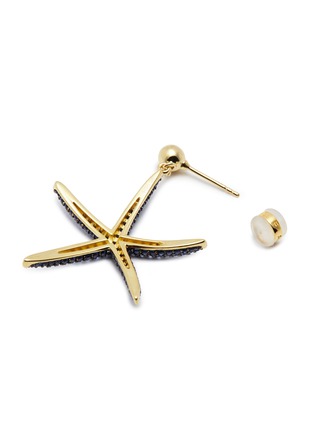 Detail View - Click To Enlarge - HEFANG - 'Starfish' cubic zirconia earrings