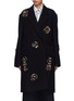 Main View - Click To Enlarge - DRIES VAN NOTEN - Embellished melton coat