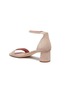 Detail View - Click To Enlarge - PEDDER RED - 'Alfred' ankle strap suede sandals