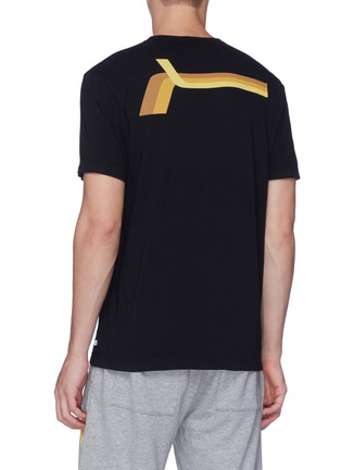 Back View - Click To Enlarge - JAMES PERSE - Graphic stripe T-shirt