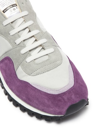 Detail View - Click To Enlarge - SPALWART - 'Marathon Trail Low' suede panel contrast mesh sneakers