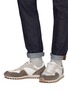 Figure View - Click To Enlarge - SPALWART - 'Marathon Trail Low' suede panel mesh sneakers