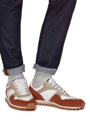 Figure View - Click To Enlarge - SPALWART - 'Marathon Trail Low' suede panel mesh sneakers