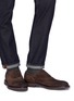 Figure View - Click To Enlarge - DOUCAL'S - 'Point' suede brogue Oxfords
