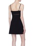Back View - Click To Enlarge - MIU MIU - Bow crepe camisole dress