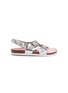 Main View - Click To Enlarge - WINK - 'Birkie's' glitter strap kids slingback sandals