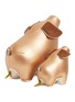  - ZUNY - Zodiac pig bookend and paperweight set