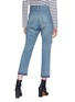Back View - Click To Enlarge - SACAI - Let-out cuff ripped jeans