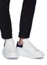 Figure View - Click To Enlarge - ALEXANDER MCQUEEN - 'Oversized Sneaker' in leather