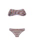 Main View - Click To Enlarge - LISA MARIE FERNANDEZ - 'Natalie' flounce stripe print bikini set