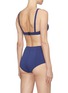 Back View - Click To Enlarge - LISA MARIE FERNANDEZ - 'Magdalena' button seersucker bikini set