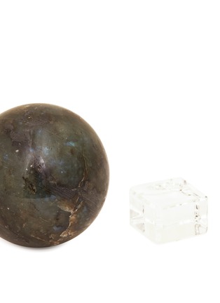 Detail View - Click To Enlarge - LANE CRAWFORD - x Stoned Crystals Geo Gem – Borealis Labradorite